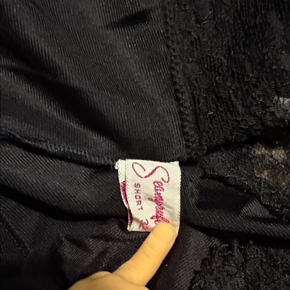 Seamprufe VINTAGE Size 32 Black Nightgown Slip Dress - Picture 3 of 5